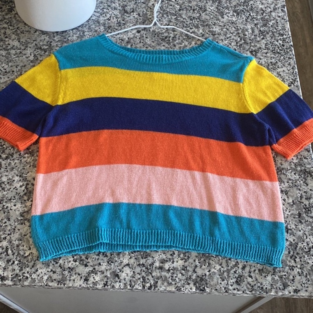 Arizona Jean striped cropped sweater
